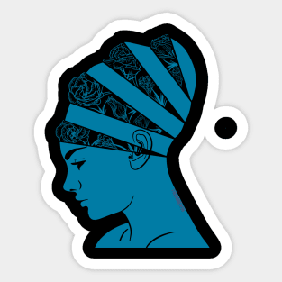 Headspace Mindful Floral Blue Sticker